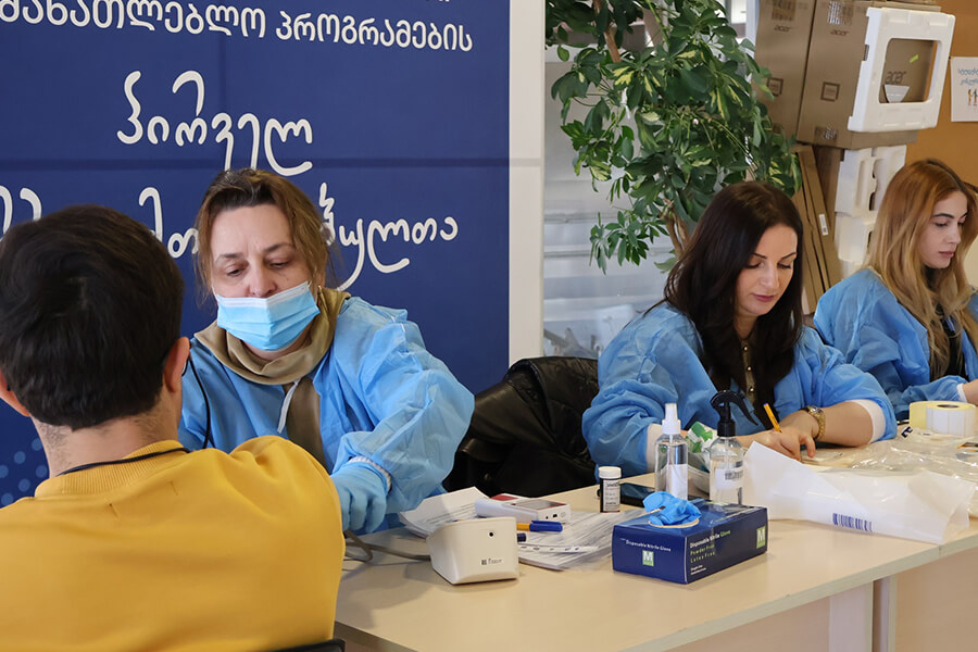 სსიპ - კოლეჯი „გლდანის პროფესიული მომზადების ცენტრში“ სისხლის დონაციის აქცია გაიმართა